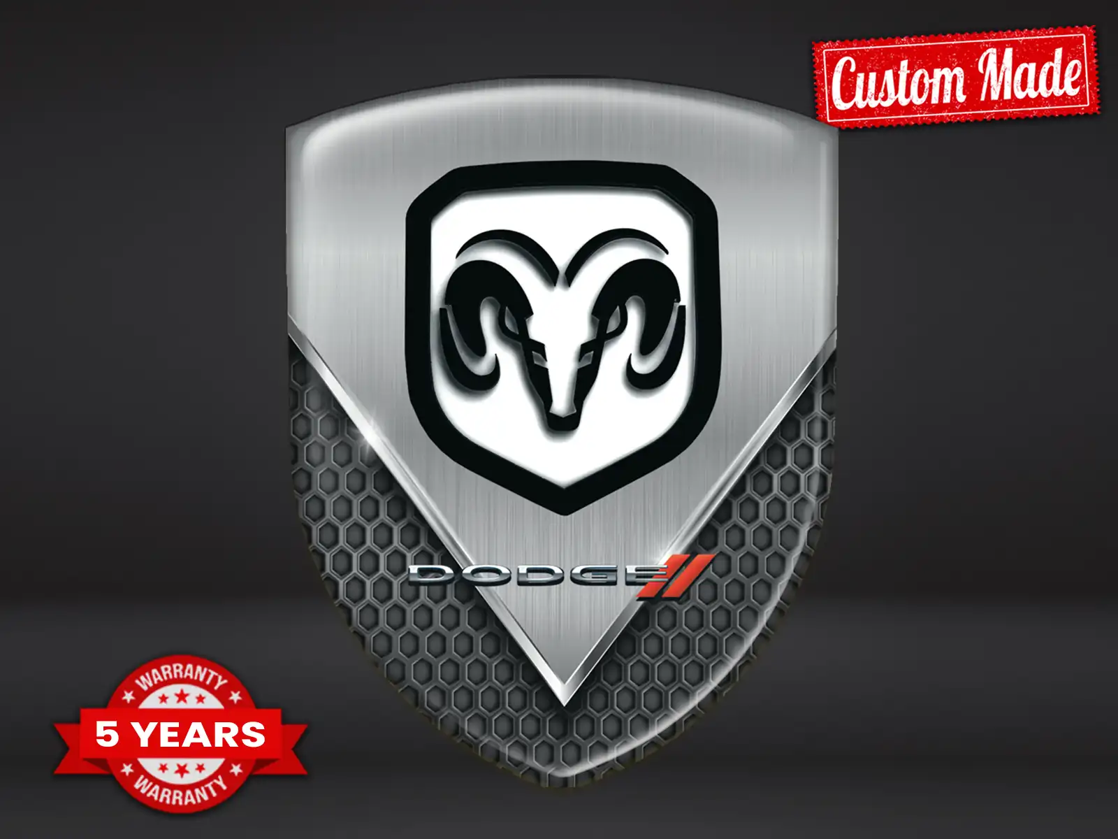 Dodge Decalcomanie Lunotto Auto Professionali Design Pro